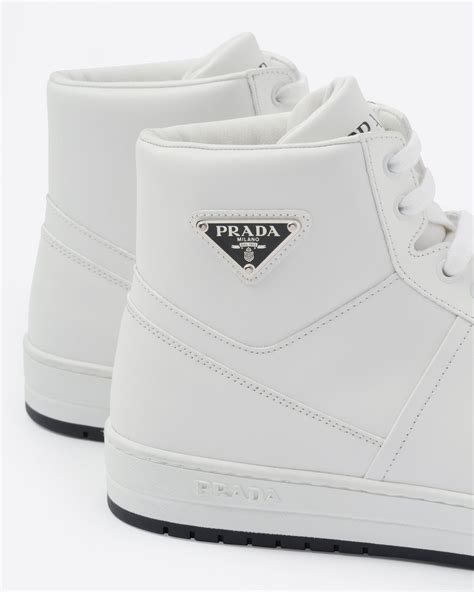 prada sneakers short|prada leather high top sneakers.